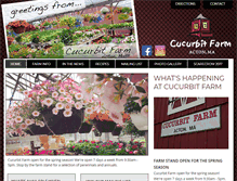 Tablet Screenshot of cucurbitfarm.com
